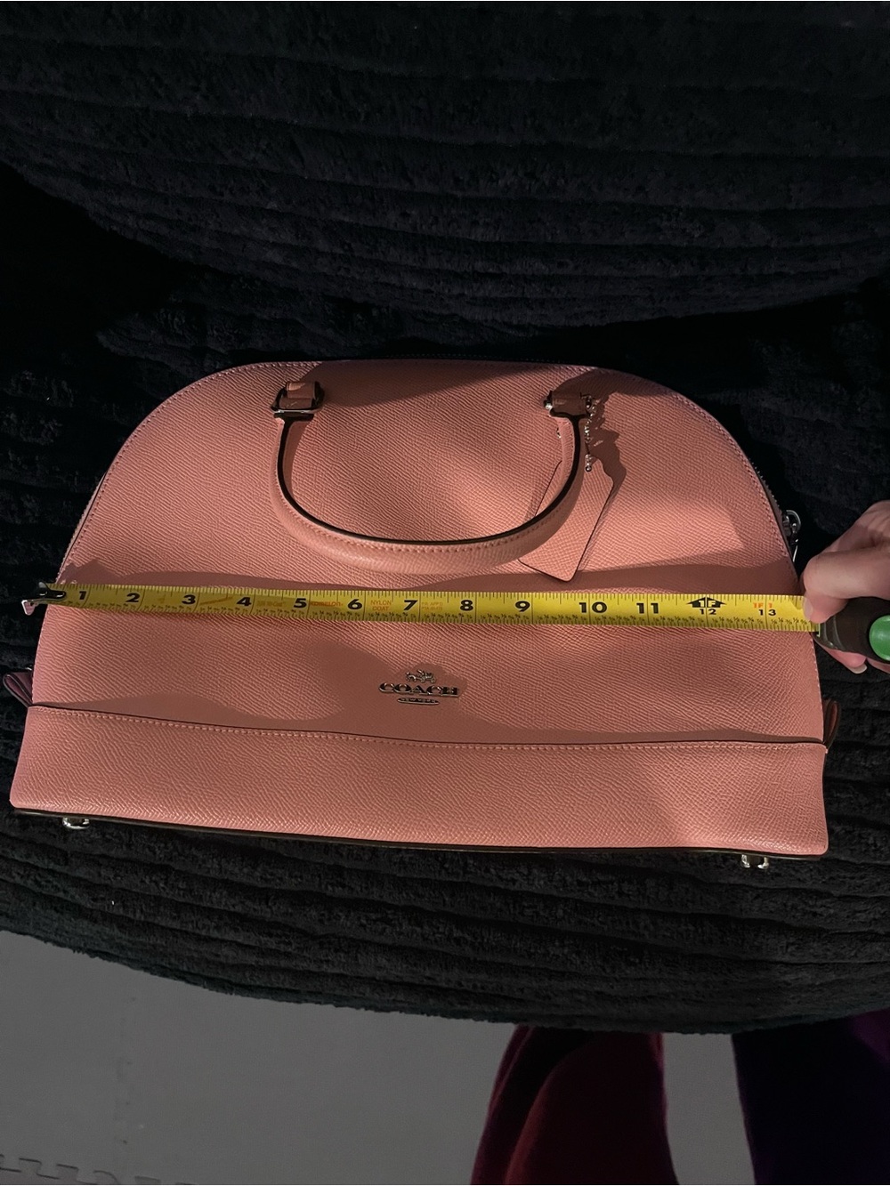 Coach Blush Pink Dome Satchel Handbag - Picture 6 of 7